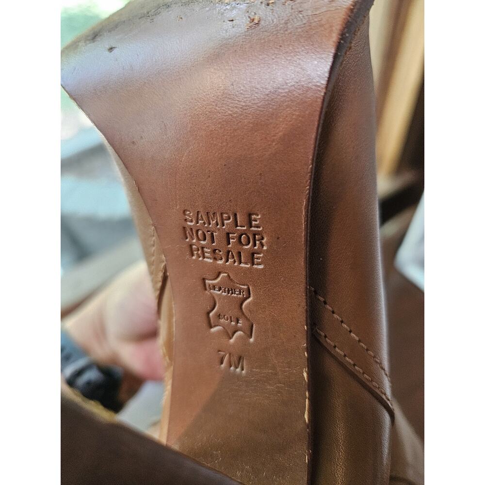 Tory Burch Brown Leather Knee High Boots, Side Zip ,Round Toe EU 38 US 7M - Picture 8 of 12